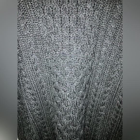 Peregrine Hudson Aran British wool cable knit sweater size XL made in England - Picture 6 of 9